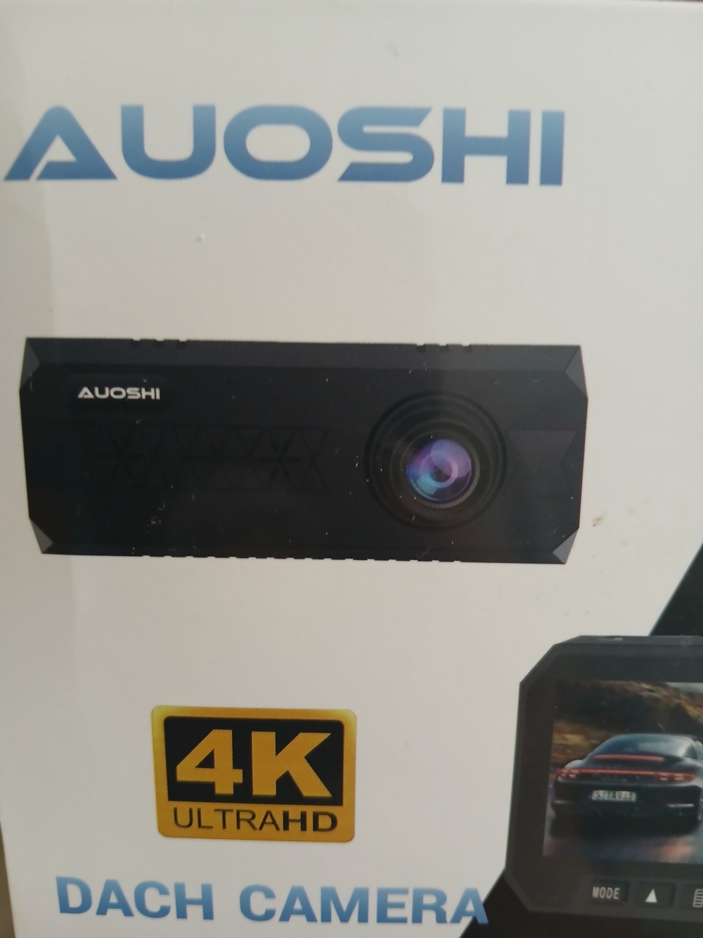 4K Ultra HD Dash Camera - Black